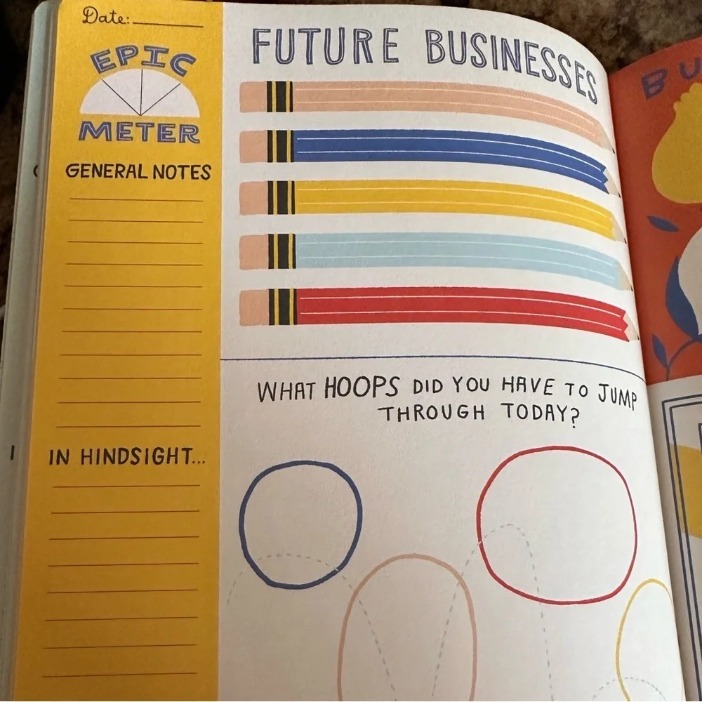 🌻 4/$25. “Every Day is Epic” Motivational Aspirations Journal